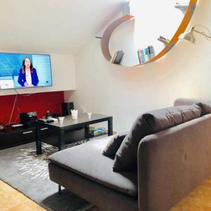 Ático Centro Málaga obývací pokoj