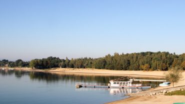 Plaża Skorochów: Písečná pláž hned za českou hranicí