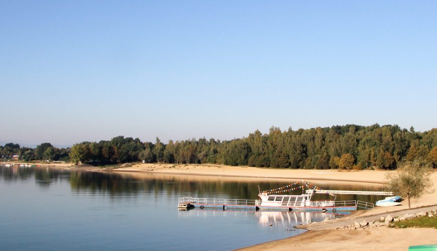 Plaża Skorochów: Písečná pláž hned za českou hranicí