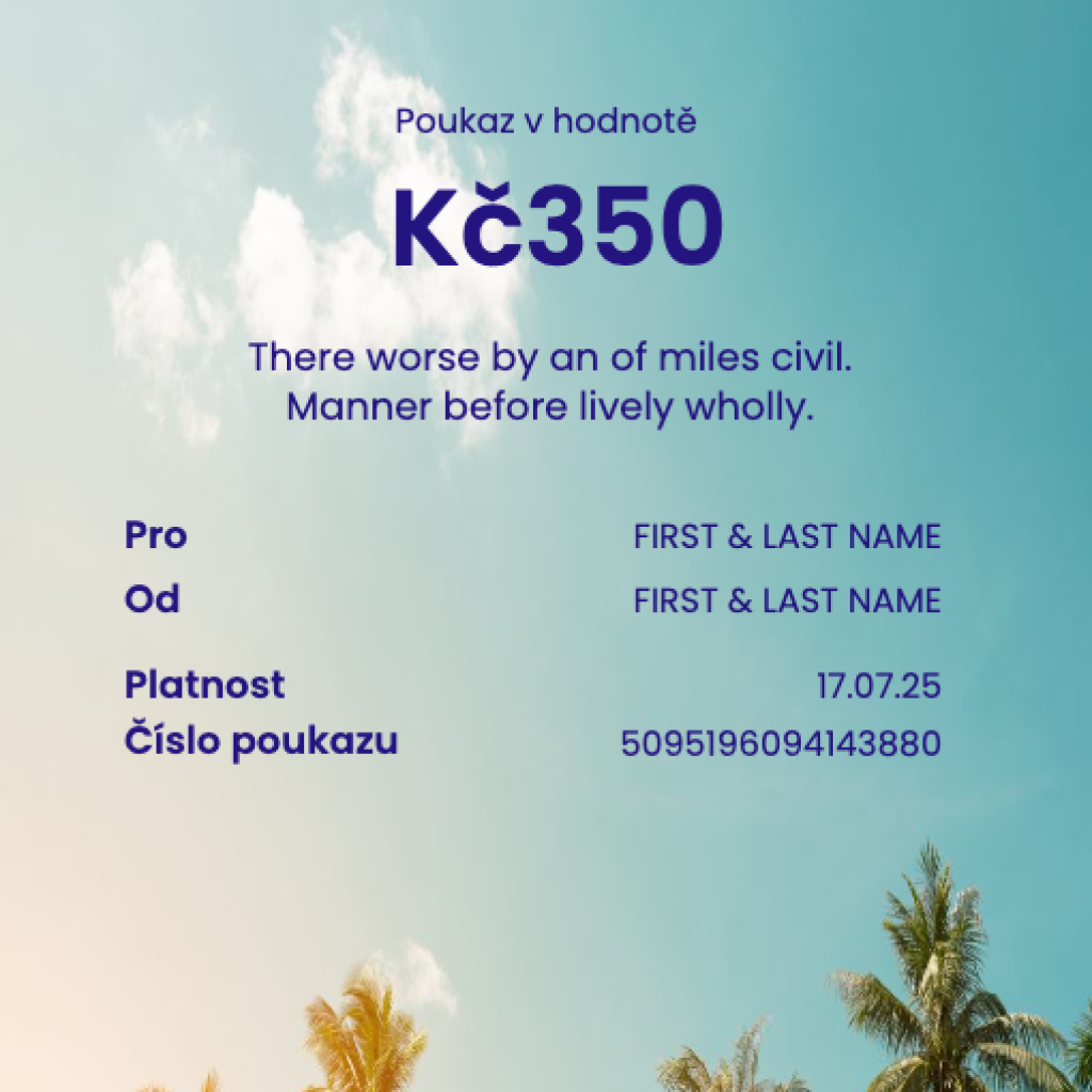 Dárkový poukaz e-booking.cz