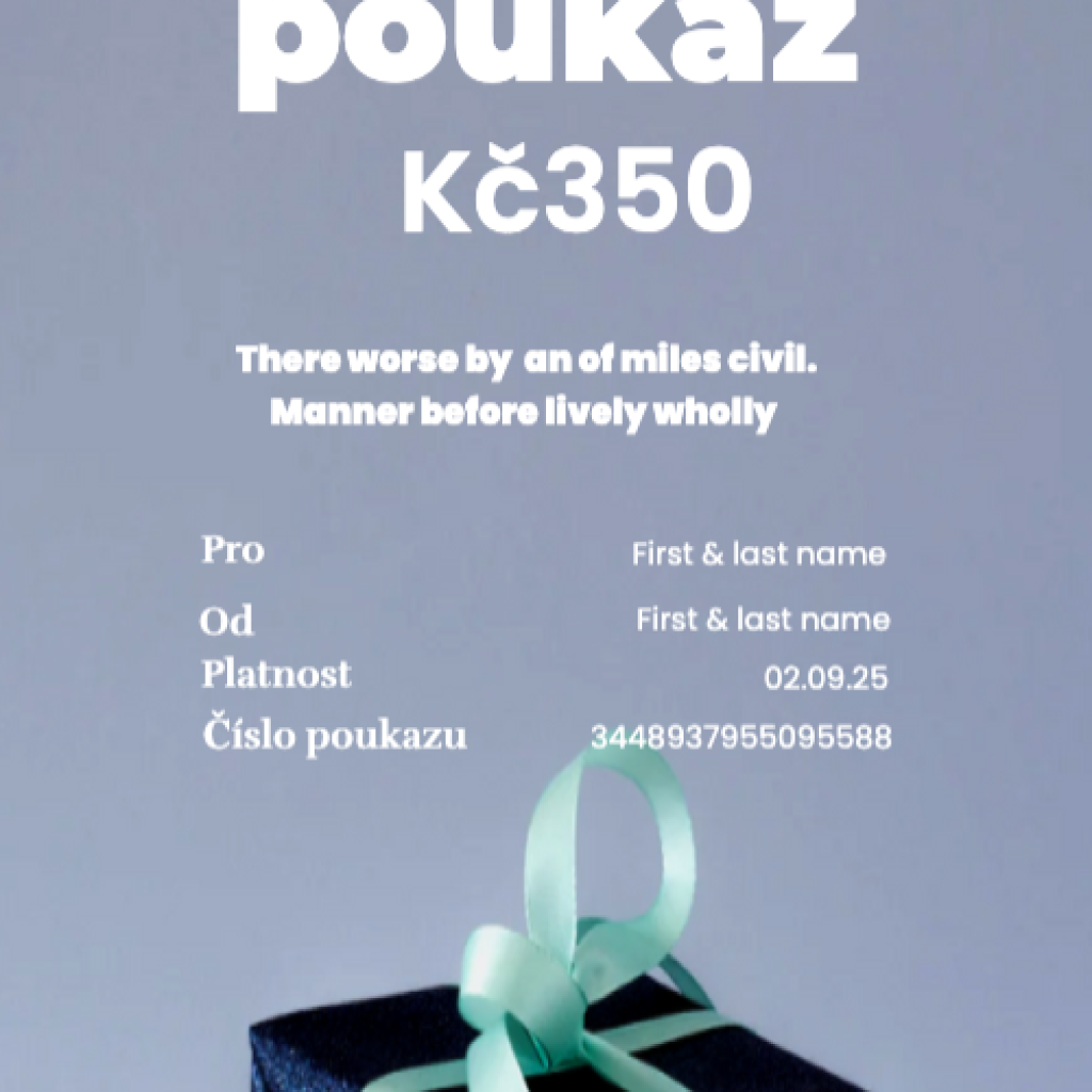 Dárkový poukaz e-booking.cz