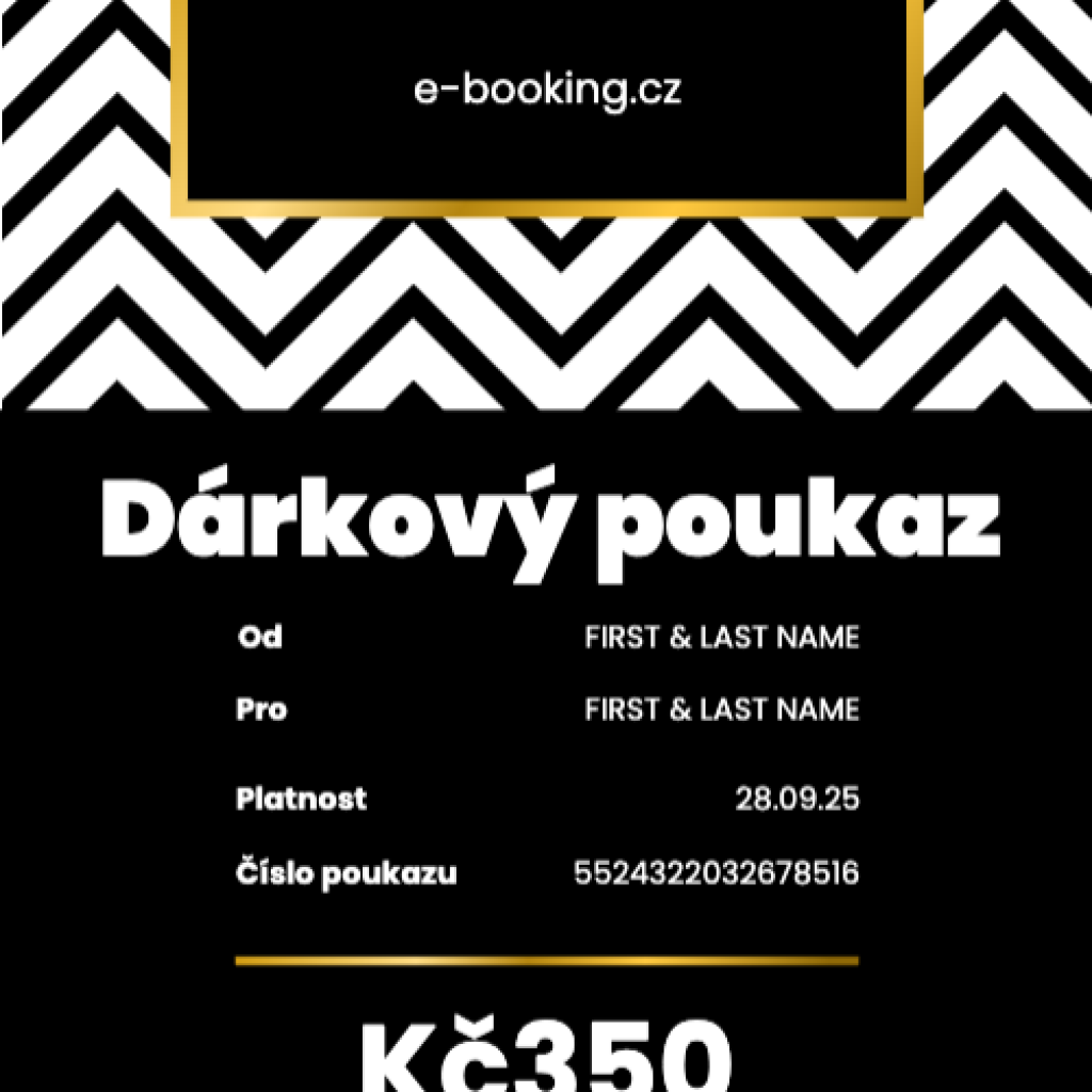 Dárkový poukaz e-booking.cz