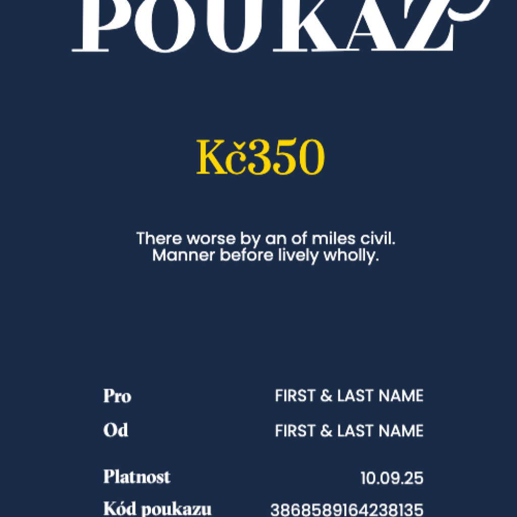 Dárkový poukaz e-booking.cz