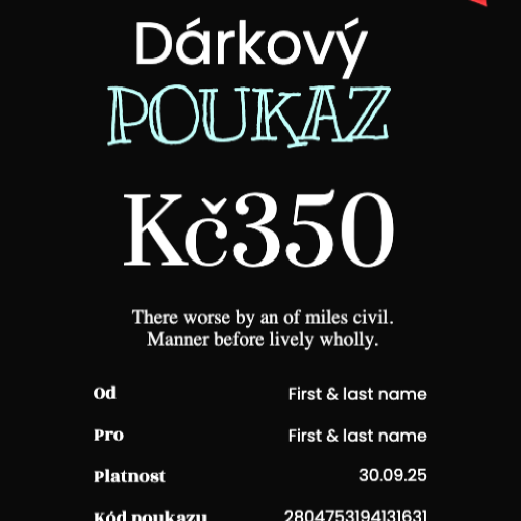 Dárkový poukaz e-booking.cz
