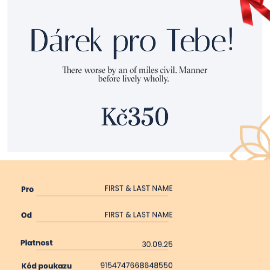 Dárkový poukaz e-booking.cz