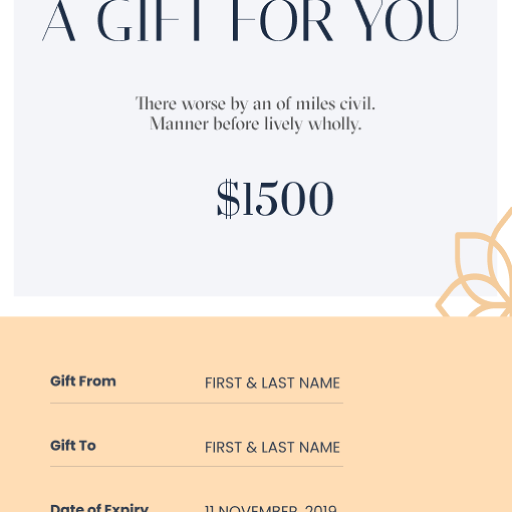 Giftcard modern 5